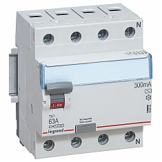 ВДТ TX3 4П 63A 300MA -AC Legrand